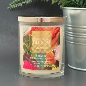 BBW Brightest Bloom Bath & Body Works Single Wick Candle
